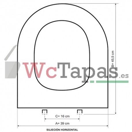 Asiento inodoro COMPATIBLE Columbia Roca