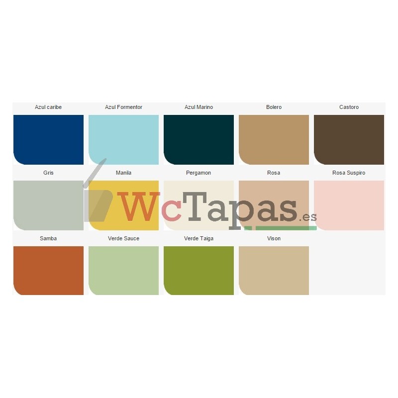 ETOOS 02014014 MERIDIAN Antiguo Tapa WC Color Gris — Bañoidea