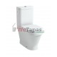 Lb3 tapa wc, extraíble, bisagras de acero inoxidable Laufen.