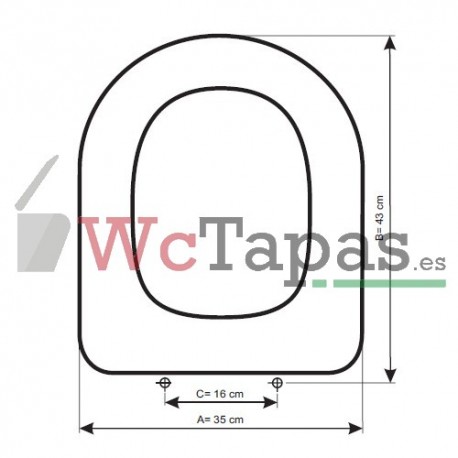 TAPA WC COMPATIBLE BELLAVISTA