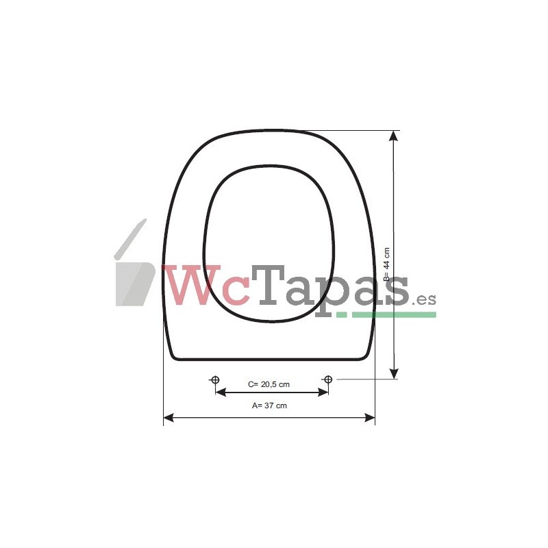 Tapa Wc ITALICA tapawc compatible Bellavista