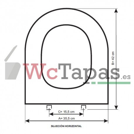 Tapa Wc Marina vertical Gala Compatible