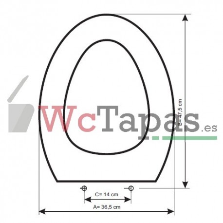 Tapa de WC Gala Nova Espacio compatible exclusiva - Vainsmon