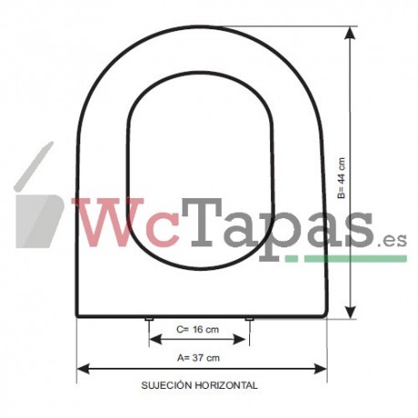 Asiento inodoro COMPATIBLE Magna Bellavista.