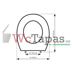 Tapa WC ROCA Infantil BABY Tapa + Aro Fabricada A Medida De Eizaguirre