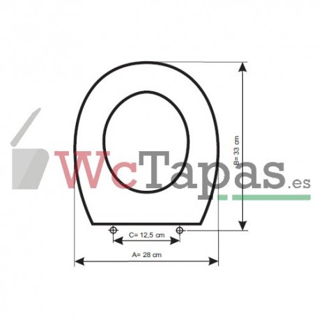 Asiento inodoro Infantil Antiguo Sangrá COMPATIBLE.