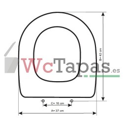 Asiento y Tapa Dama Senso - CHC