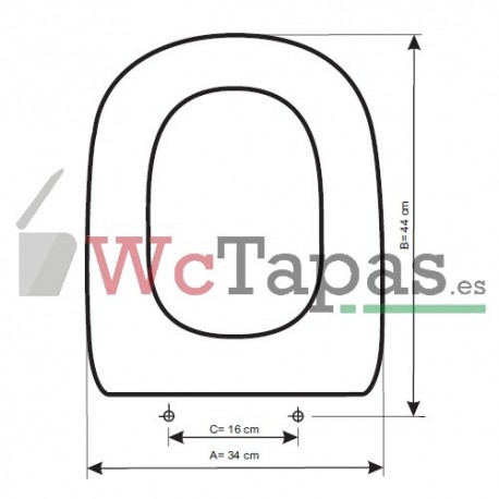 Asiento inodoro COMPATIBLE Dama Retro Roca