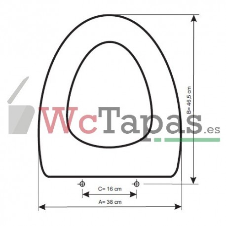 Tapa Wc COMPATIBLE Georgia Roca