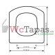 Tapa Wc COMPATIBLE Hall Roca