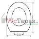 Tapa Wc COMPATIBLE Lorental Roca