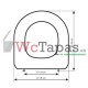 Tapa Wc COMPATIBLE Merdian Compacto Roca