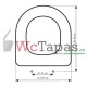 Tapa Wc COMPATIBLE Merdian-N Roca