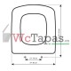 Tapa Wc COMPATIBLE Sidney Roca