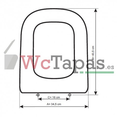 Tapa wc The Gap de Roca Compatible