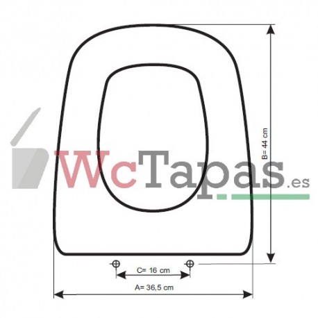 Tapa Wc COMPATIBLE Verónica Roca