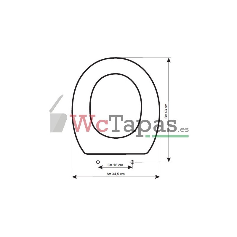 Tapa Wc COMPATIBLE Victoria Roca