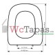 Tapa Wc COMPATIBLE Frontalis Roca