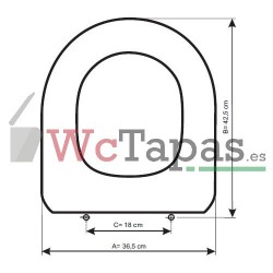 Tapa Wc COMPATIBLE Nautilus Valadares.