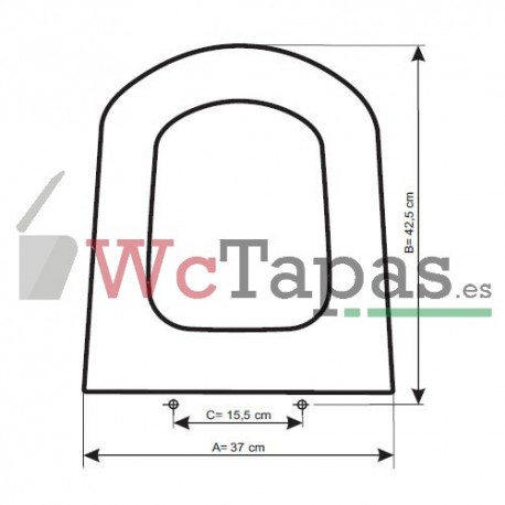 Tapa Wc COMPATIBLE Tagus Valadares.