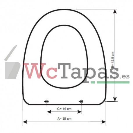 Tapa Wc COMPATIBLE Pop Sanitana.