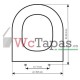 Tapa Wc COMPATIBLE Jade Unisan.