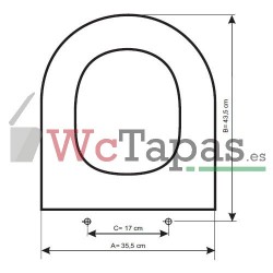 Tapa Wc COMPATIBLE Jade Unisan.