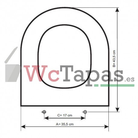 Tapa Wc COMPATIBLE Jade Unisan.