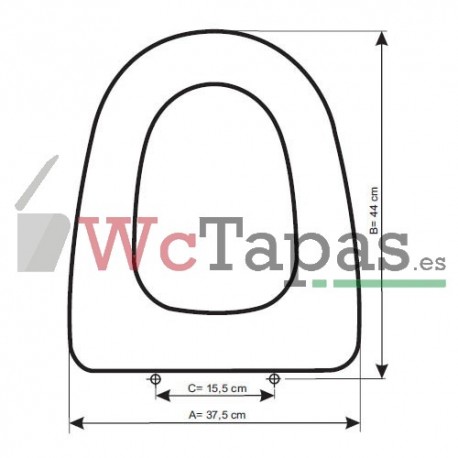 Tapa Wc COMPATIBLE Aitana Unisan.