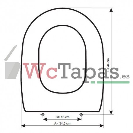 Tapa de WC Valadares Estoril compatible