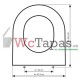 Tapa Wc COMPATIBLE Block Cifial.