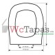 Tapa Wc COMPATIBLE Gold Plaza Cifial.