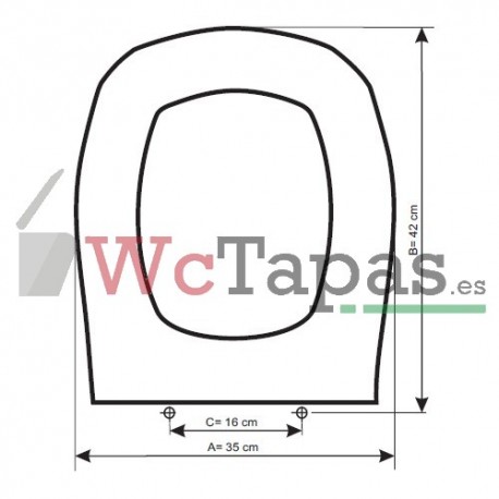 Tapa Wc COMPATIBLE Gold Plaza Cifial.