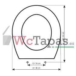 Tapa de WC Jacob Delafon Patio antiguo compatible - Vainsmon