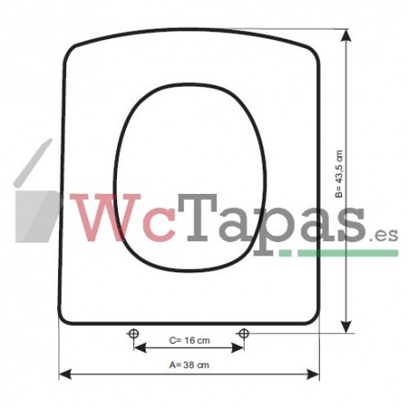 Asiento inodoro COMPATIBLE Escale Jacob Delafon.