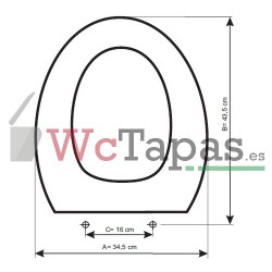 Asiento inodoro COMPATIBLE Venus Jacob Delafon.