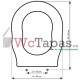 Tapa Wc COMPATIBLE Royal Althea.