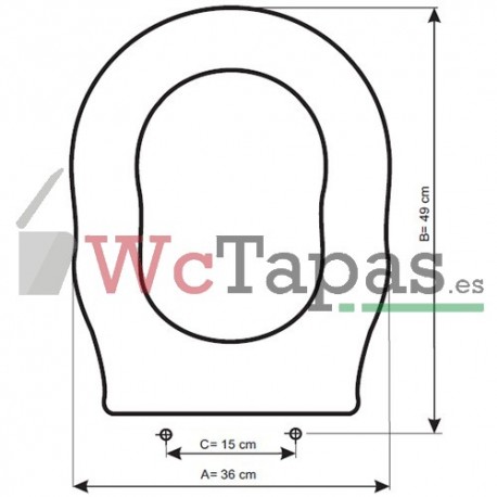 Tapa Wc COMPATIBLE Royal Althea.