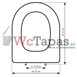 Tapa Wc COMPATIBLE Ronda Bathco.