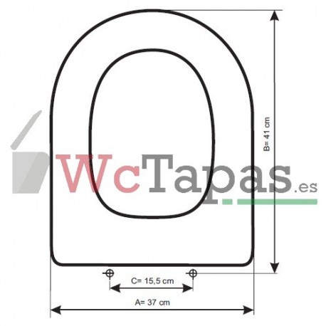 Tapa Wc COMPATIBLE Ronda Bathco.