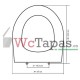 Tapa Wc COMPATIBLE Targa Villeroy Boch.