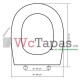 Tapa Wc COMPATIBLE Planos Villeroy Boch.