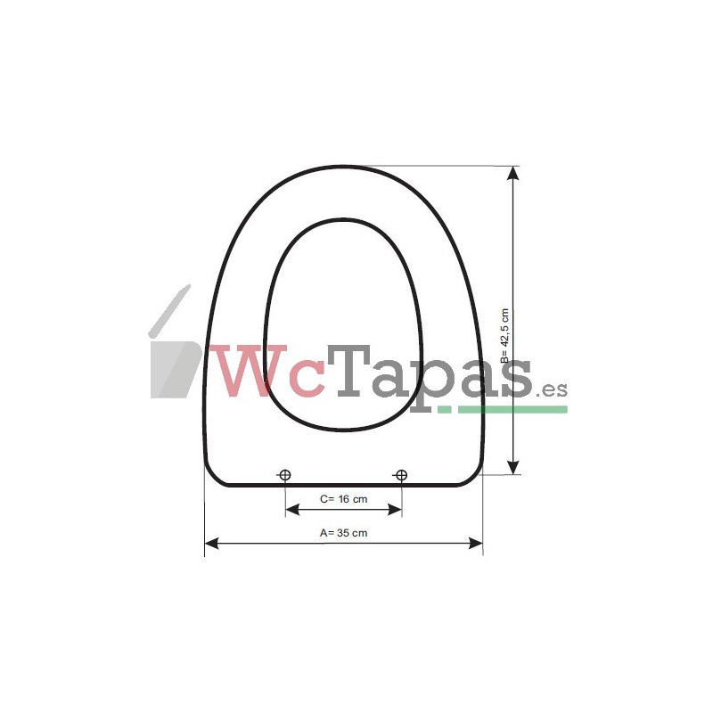 Tapa wc Jazz de Gala Compatible