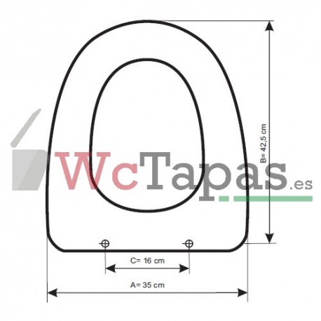 Tapa inodoro COMPATIBLE Street Gala.