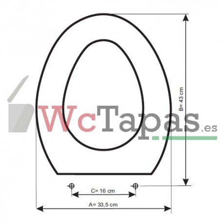 Tapa inodoro COMPATIBLE Aspirambo Ideal Standard.