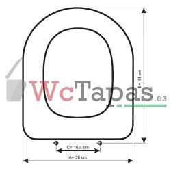 Tapa Wc COMPATIBLE Clodia Ideal Standard.