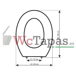 Aro inodoro COMPATIBLE Infantil Ideal Standard.