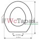 Tapa Wc COMPATIBLE Ecco Ideal Standard.