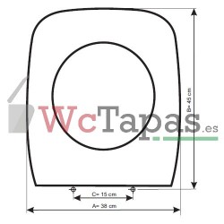 Tapa wc COMPATIBLE Newson Ideal Standard.