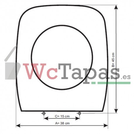 Tapa wc COMPATIBLE Newson Ideal Standard.